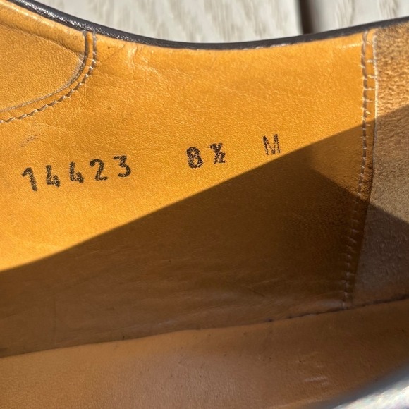 Magnanni Mens Marco Monk Strap Loafer Size 8.5 M Black Leather Buckle Dress Shoe - Picture 9 of 10